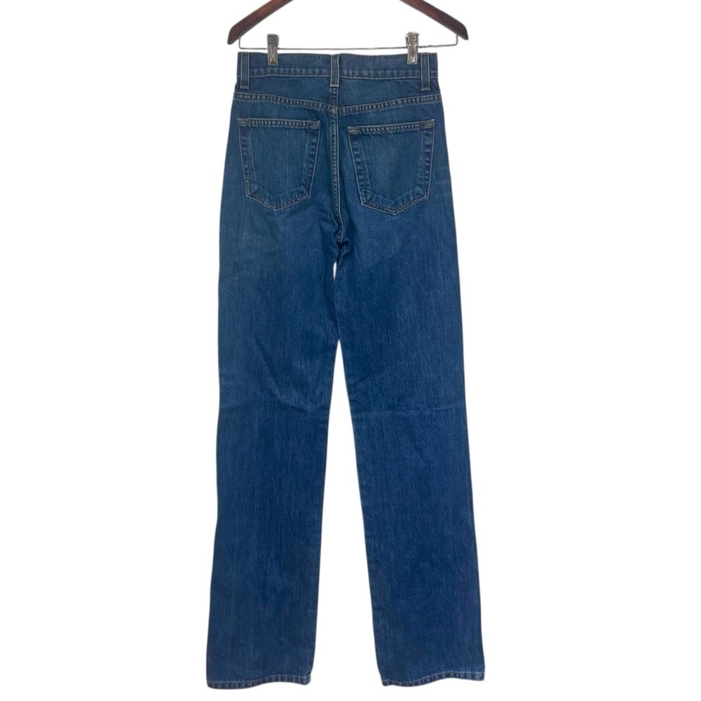 Reformation High Rise Baggy Relaxed Wide Leg Dark Denim Jeans 24/26, 0/2 - Picture 2 of 16